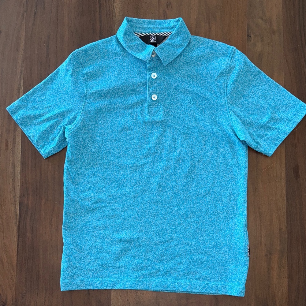 Volcom Vibrant Blue Kids Polo Shirt